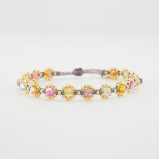 Bloom Chrystal Armband Gelbgoldvergoldet