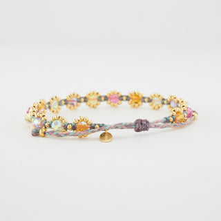 Bloom Chrystal Armband Gelbgoldvergoldet