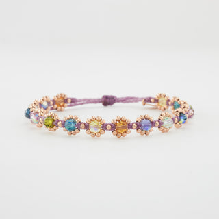Bloom Chrystal Armband Gelbgoldvergoldet