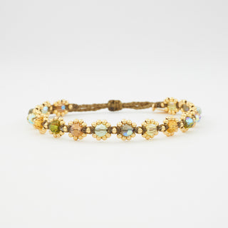 Bloom Chrystal Armband Gelbgoldvergoldet