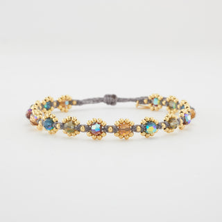 Bloom Chrystal Armband Gelbgoldvergoldet