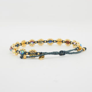 Bloom Chrystal Armband Gelbgoldvergoldet