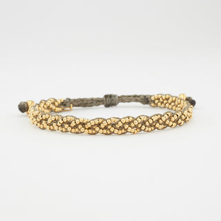 Luna Plait Uni Armband Gelbgoldvergoldet