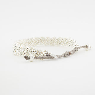 Plait Double Armband 925 Silber