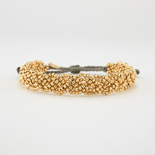 Venus Plait Double Armband 750 Gelbgold