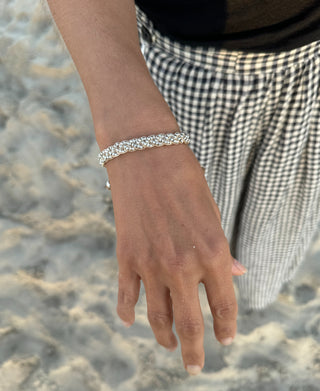 Venus Plait Uni Armband 925 Silber