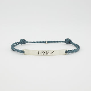 Namensarmband große Schrift 925 Silber