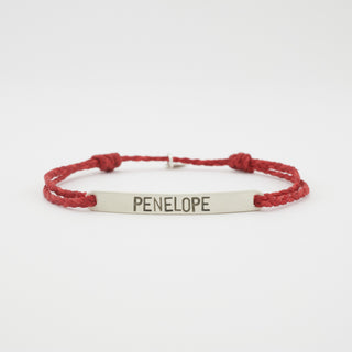 Namensarmband große Schrift 925 Silber