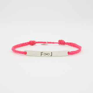 Namensarmband große Schrift 925 Silber