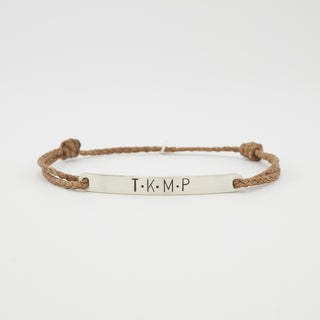 Namensarmband große Schrift 925 Silber