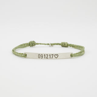 Namensarmband große Schrift 925 Silber