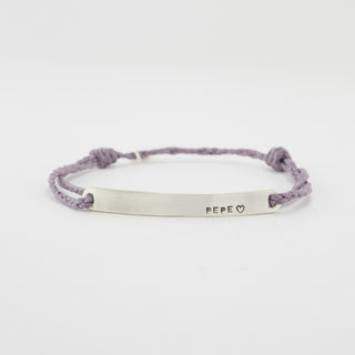 Namensarmband kleine Schrift 925 Silber