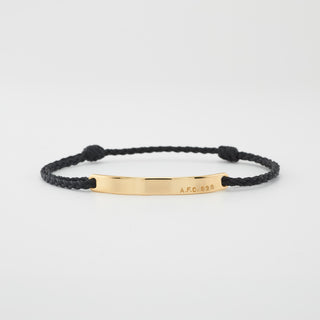 Namensarmband kleine Schrift 750 Gelbgold