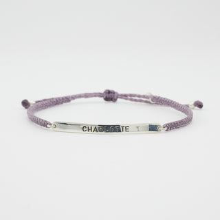 Namensarmband Slim 925 Silber