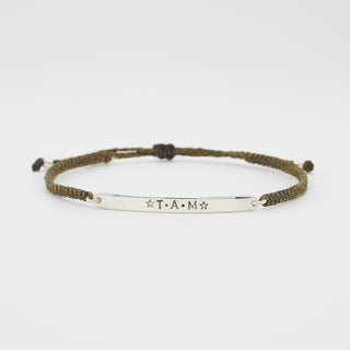 Namensarmband Slim 925 Silber