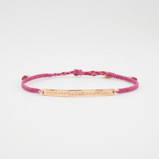 Namensarmband Slim 750 Roségold