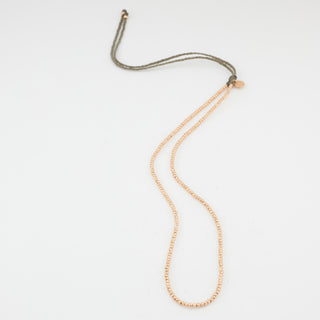 Venus Micro Kette 925 Silber mit 18 Karat Roségold vergoldet