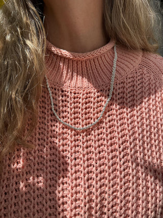 Luna Plait Kette 925 Silber