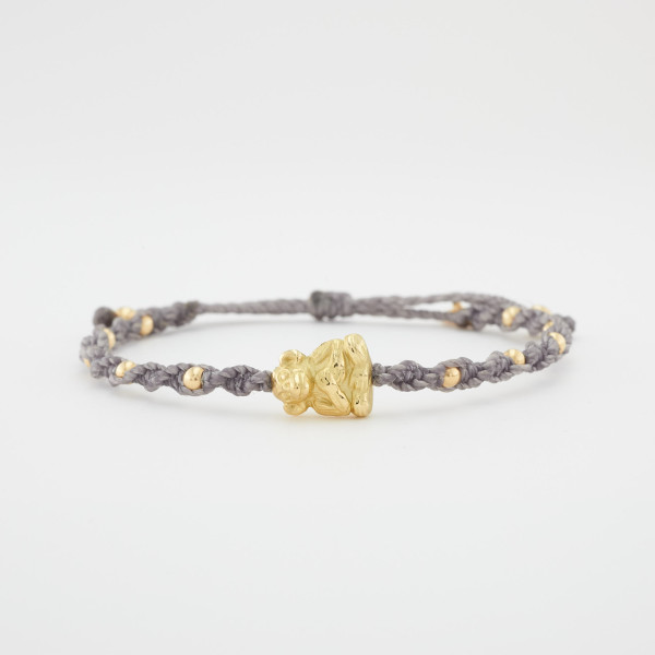 Monkey Helix Armband 750 Gelbgold